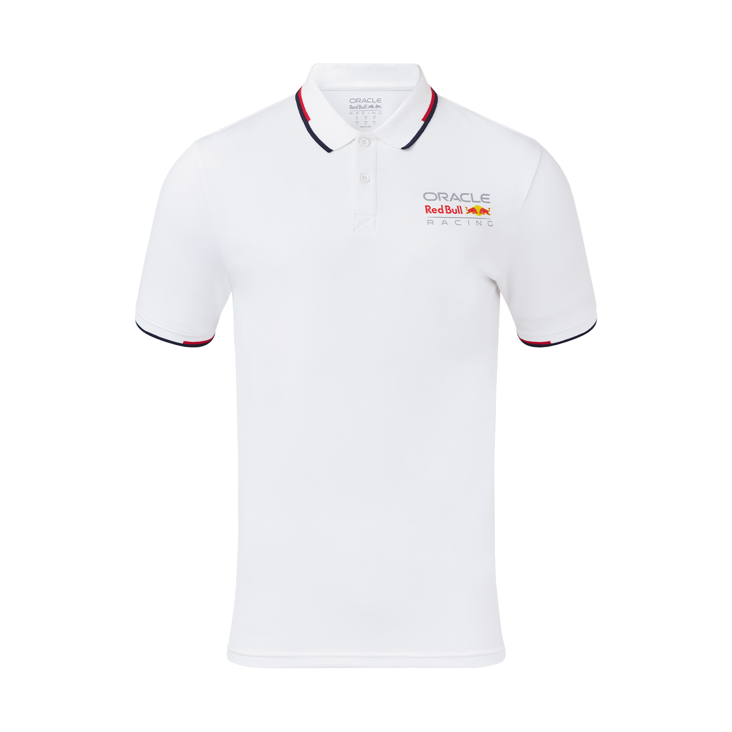 Red Bull Racing Polo – M – Full colour Logo Polo – Wit – Max Verstappen