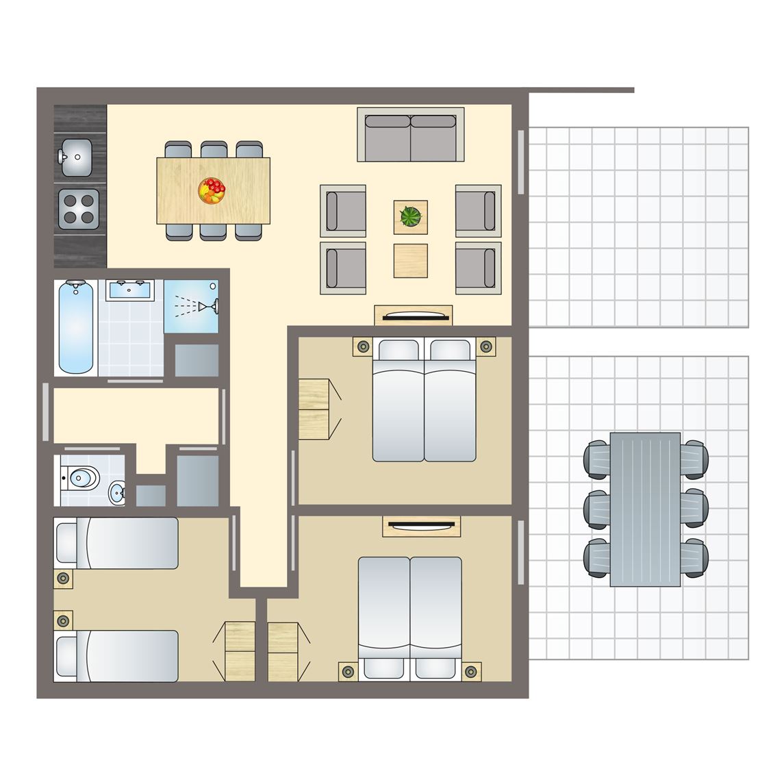Landal 6-persoons appartement