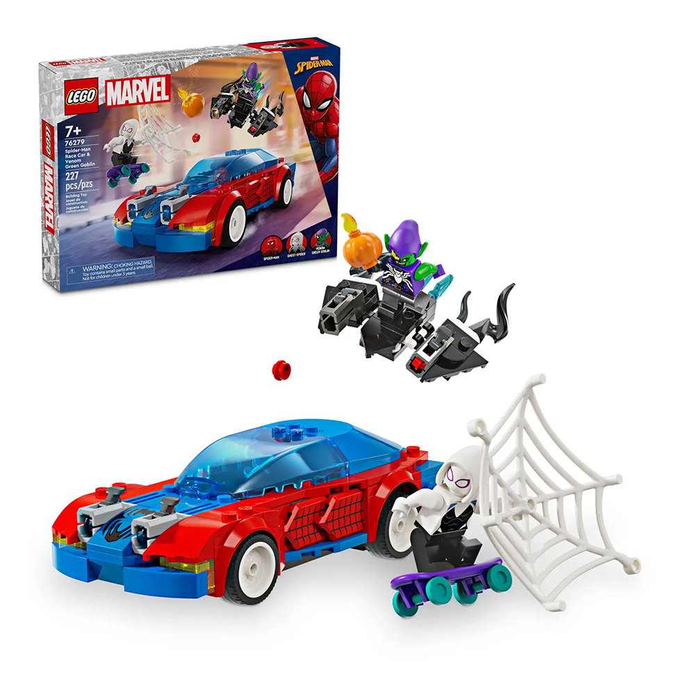 LEGO Marvel Super Heroes – Spider-Man Race Car & Venom Green Goblin 76279