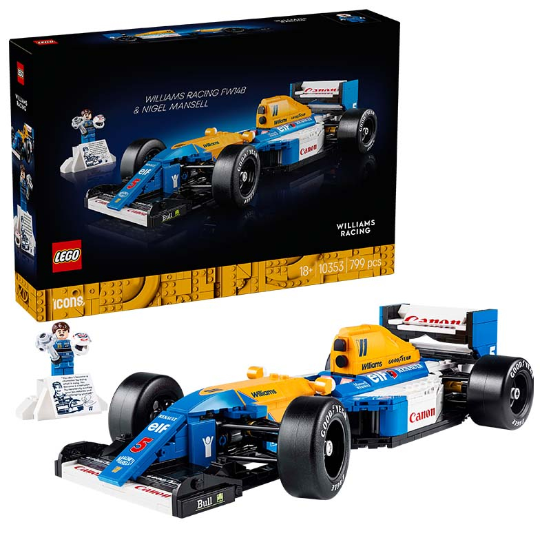 LEGO Icons – Williams Racing FW14B en Nigel Mansell 10353