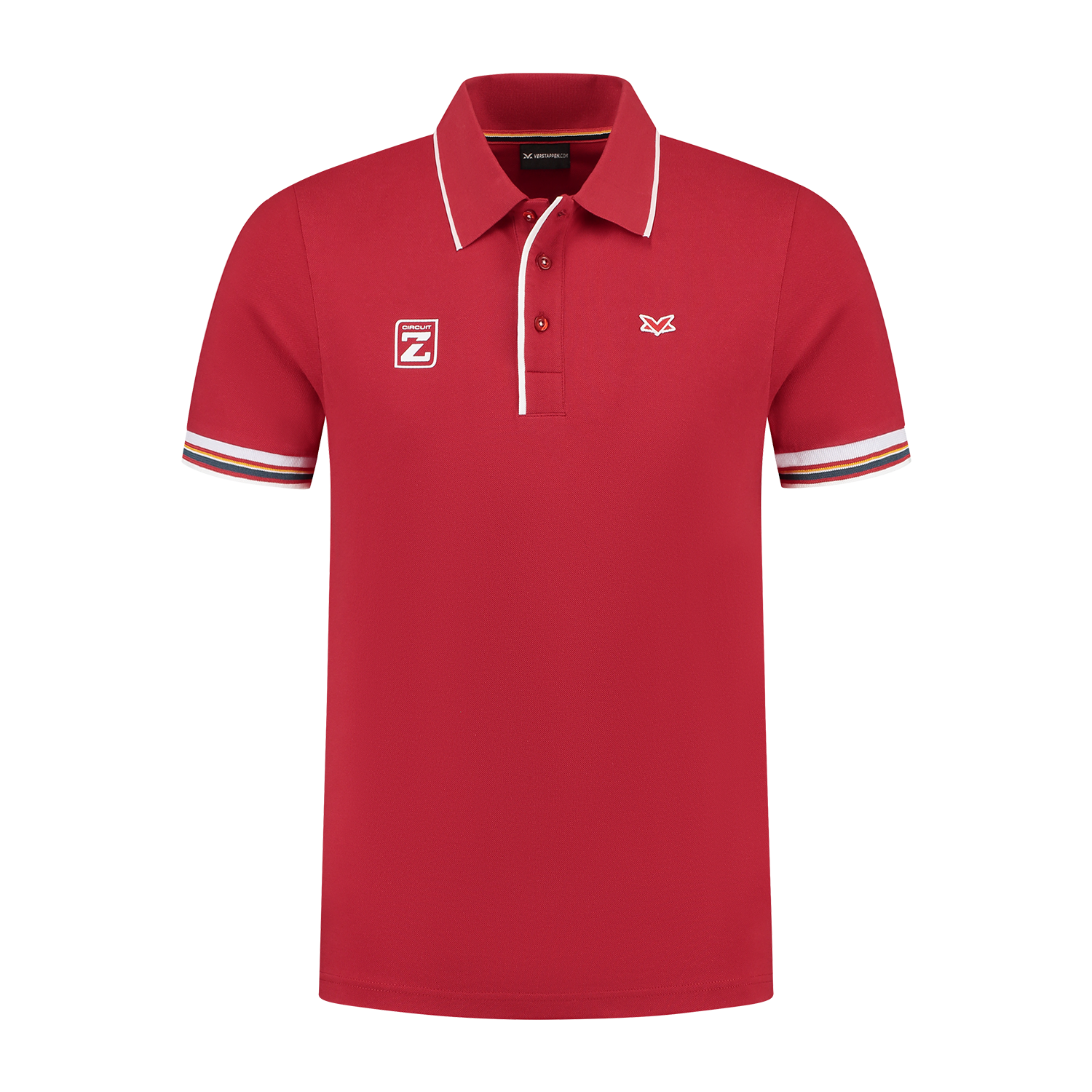 Polo – Rood – MV Official x Zandvoort – M – Max Verstappen