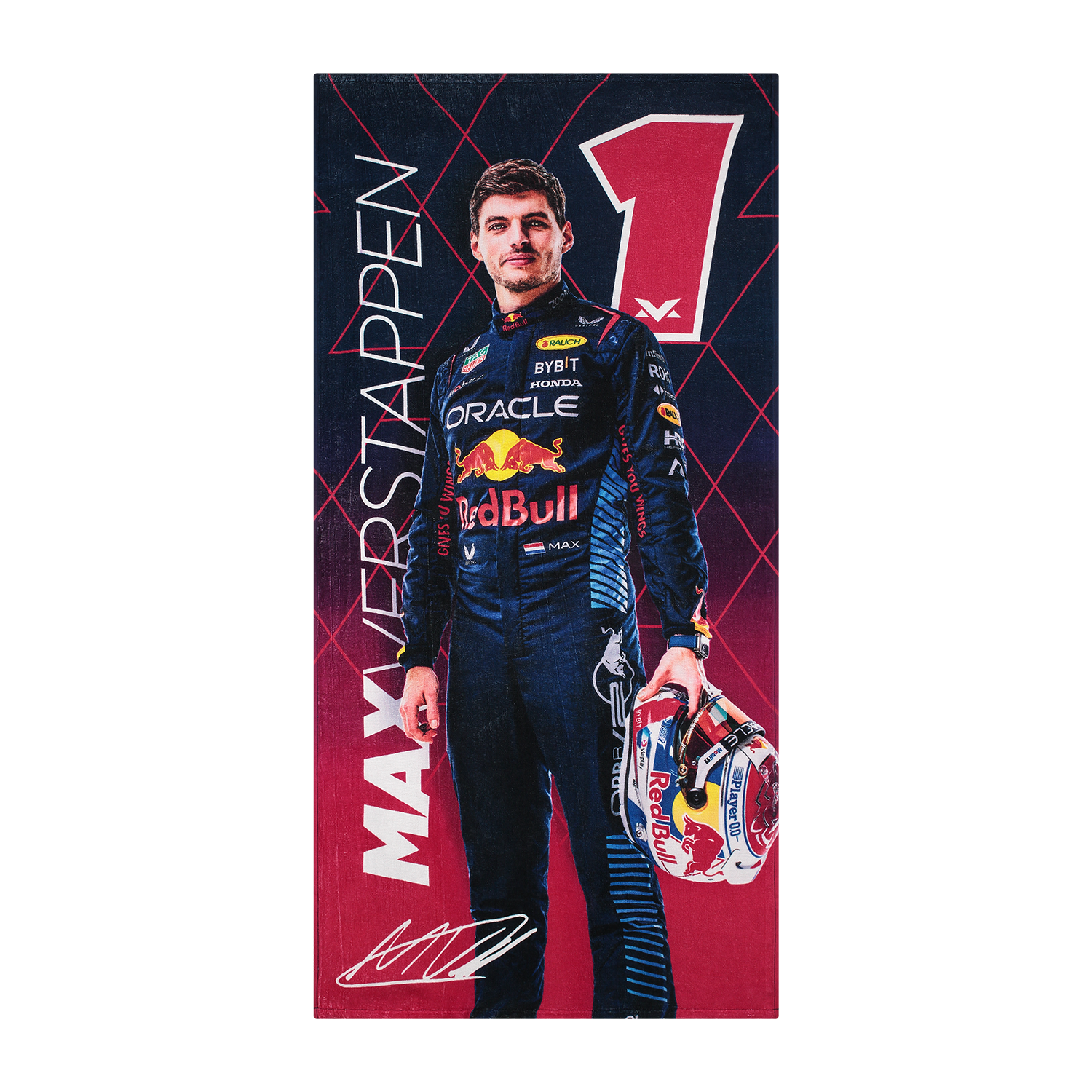 Max Verstappen Strandlaken – – Handdoek – Racegear – 70x140cm