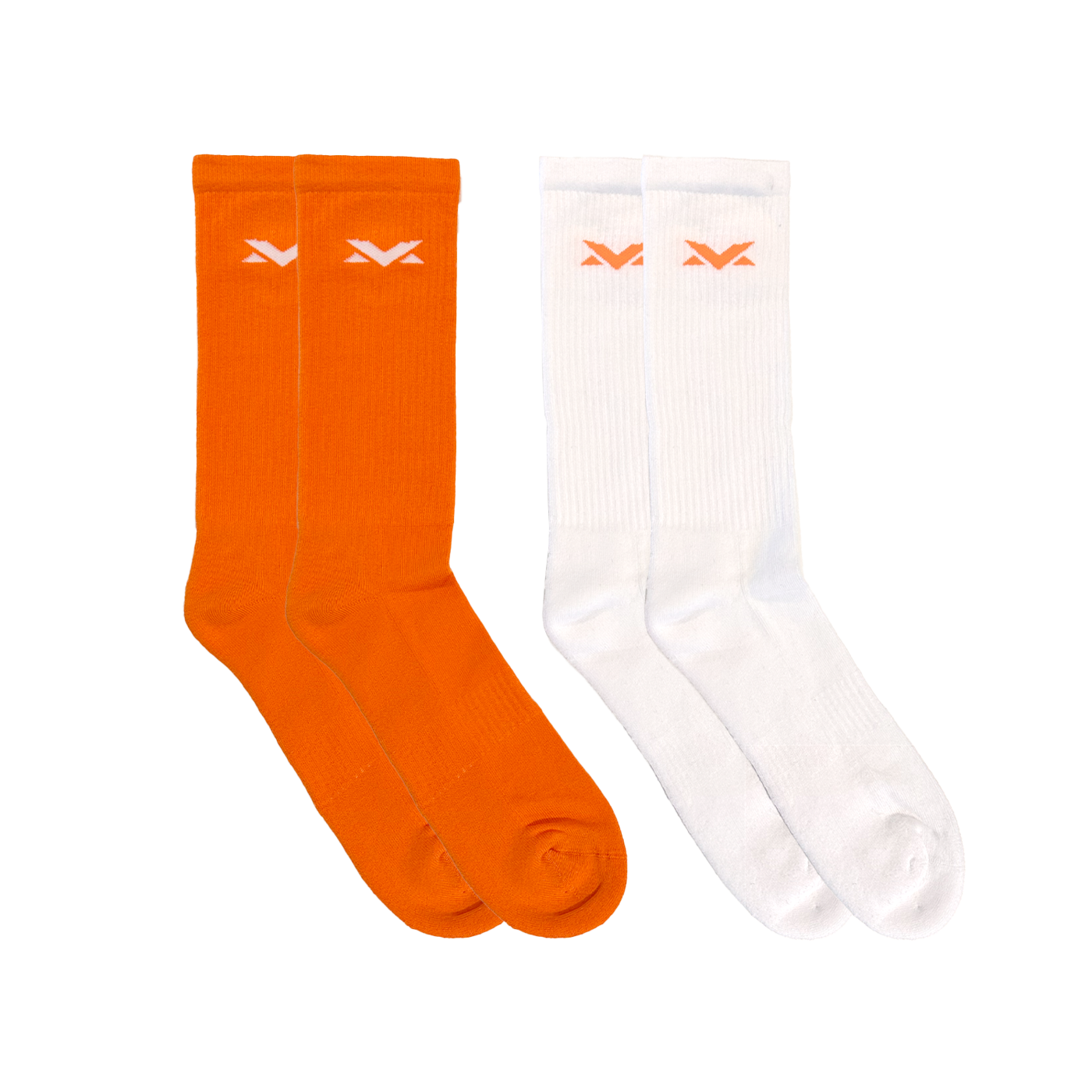 MV Sokken 2-pack – Oranje/Wit – 47 – 50 – Max Verstappen