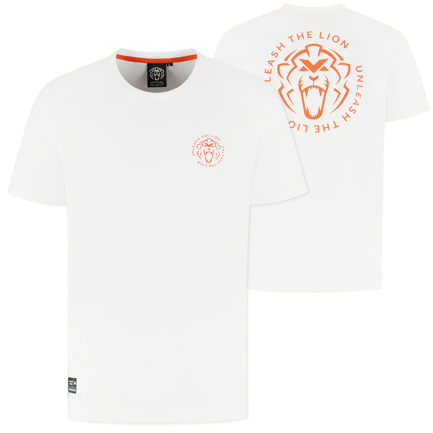 T-Shirt – Wit – Unleash The Lion – XXXL – Max Verstappen