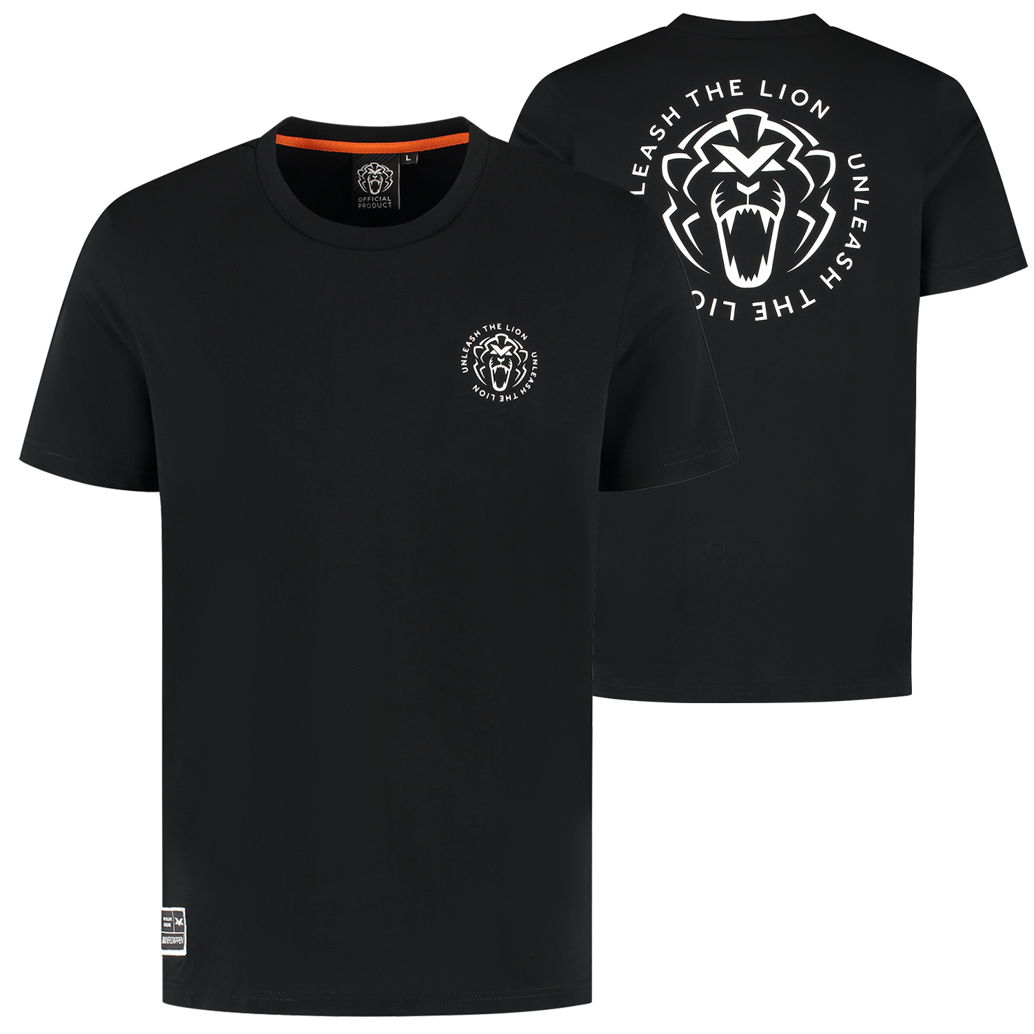 T-Shirt – Zwart – Unleash The Lion – XL – Max Verstappen