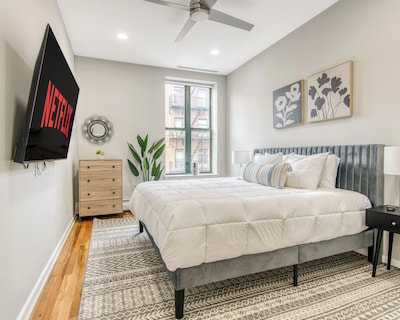Haven On Bruckner! New Reno Charming 2-bedroom Apartment With Ac Wifi