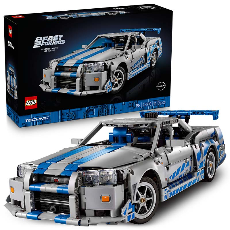 LEGO Technic – 2 Fast 2 Furious Nissan Skyline GT-R (R34) Car 42210
