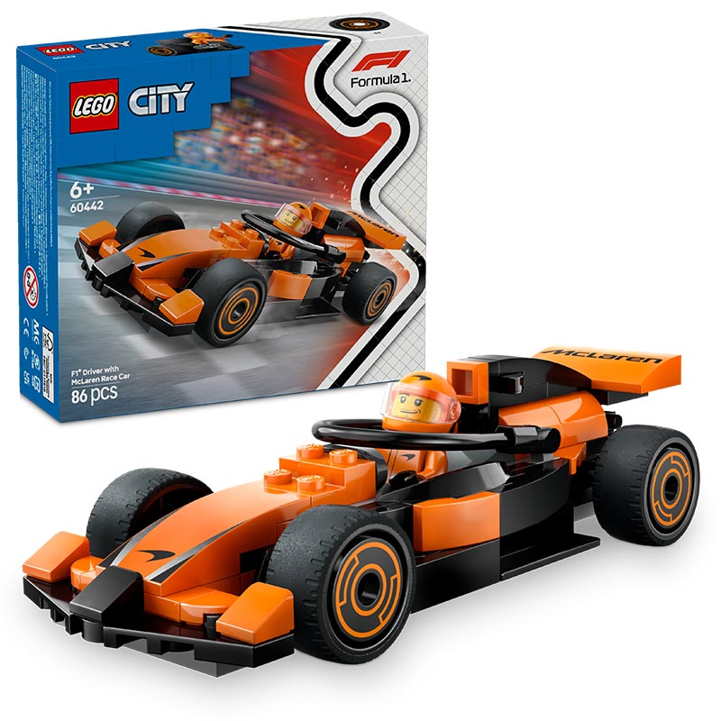 LEGO City – F1 Driver with McLaren Race Car 60442