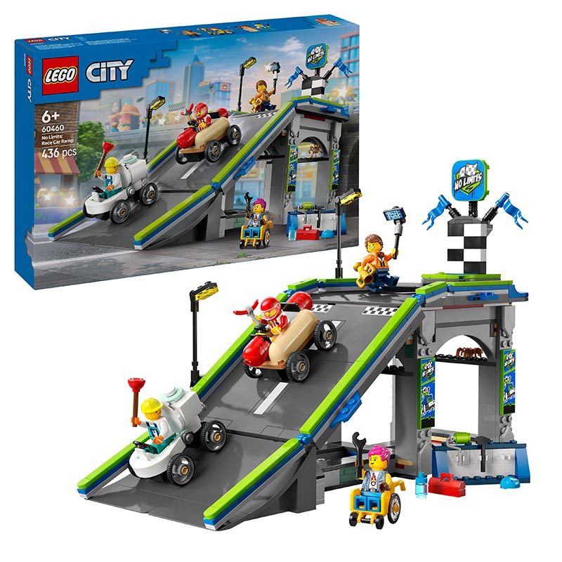 LEGO City – No Limits: Race Car Ramp Track 60460