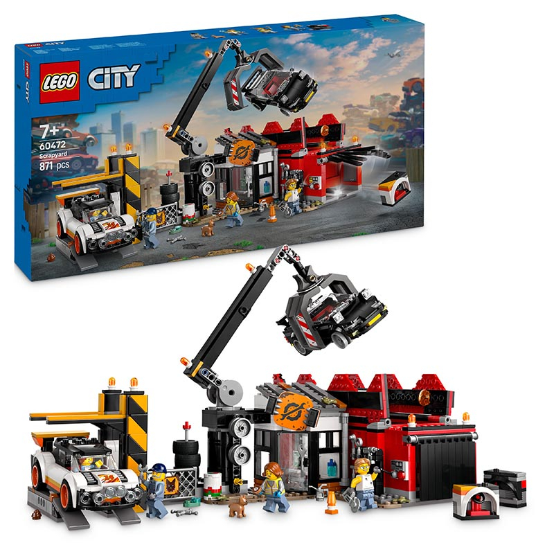 LEGO City – Scrapyard with Cars 60472