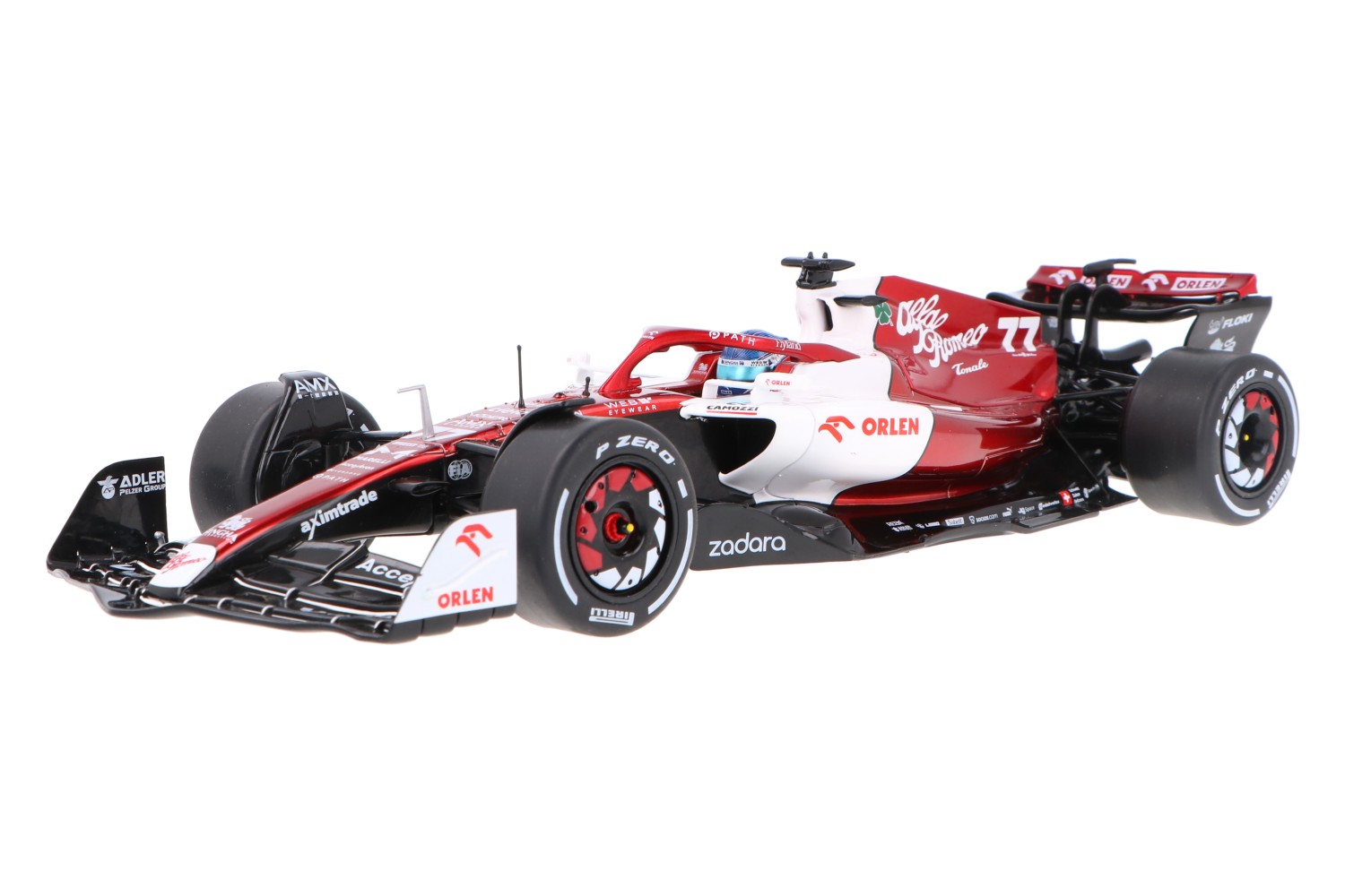 Alfa Romeo Racing C42 – Modelauto schaal 1:18