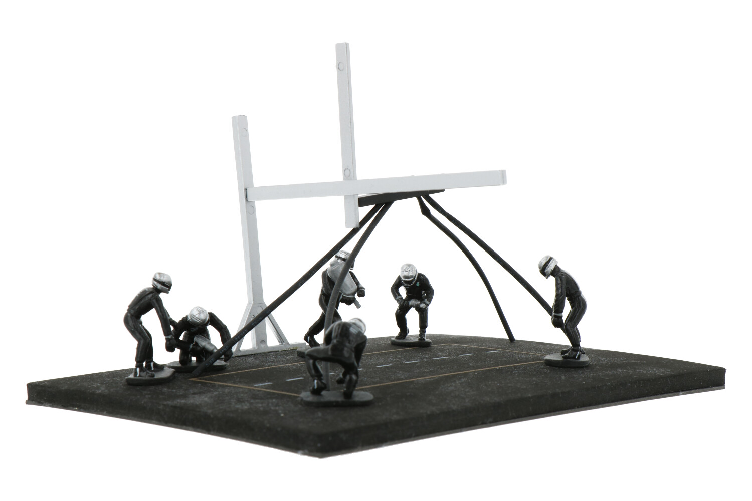 Mercedes-AMG F1 Pitstop Mechanic Set / with figures – Modelauto schaal 1:43