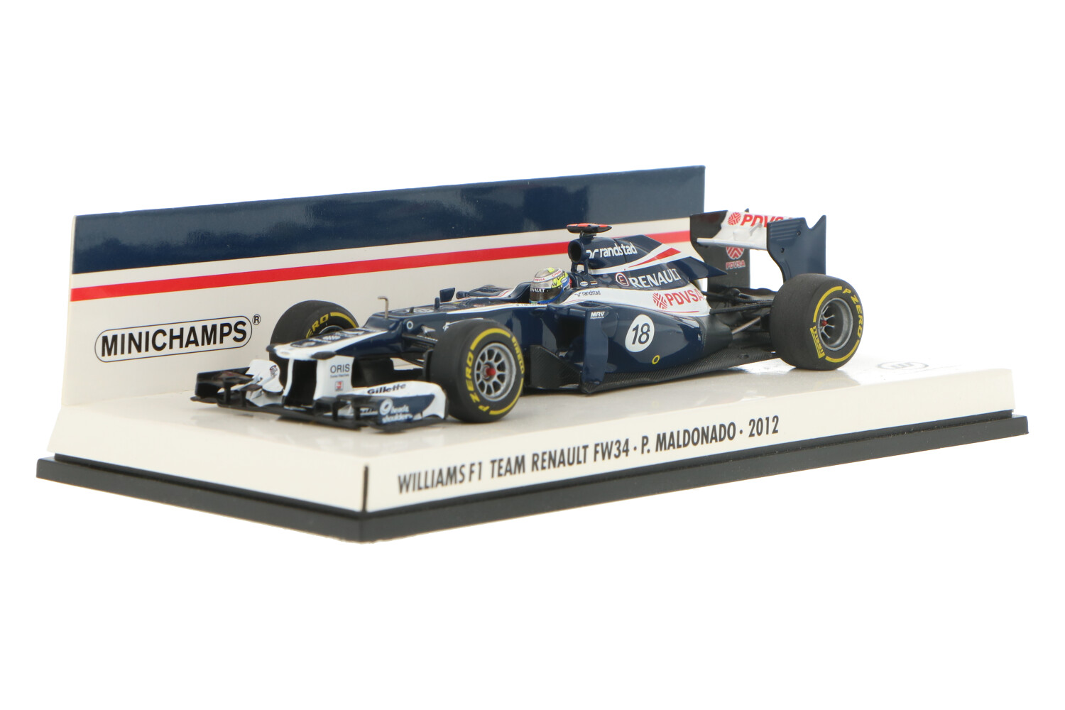 Williams F1 Renault FW34 – Modelauto schaal 1:43