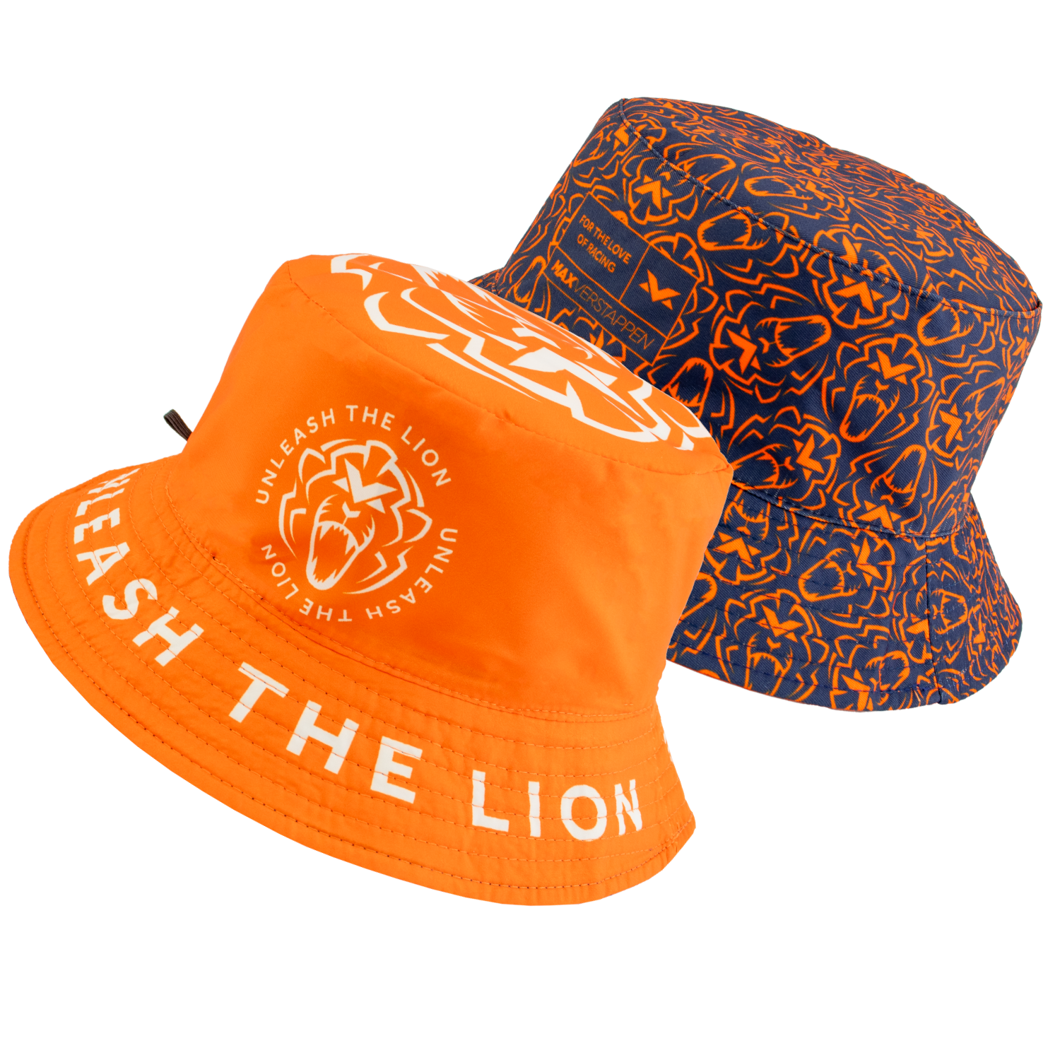 Orange Lion Reversible Bucket Hat – Unleash The Lion – Oranje – One size