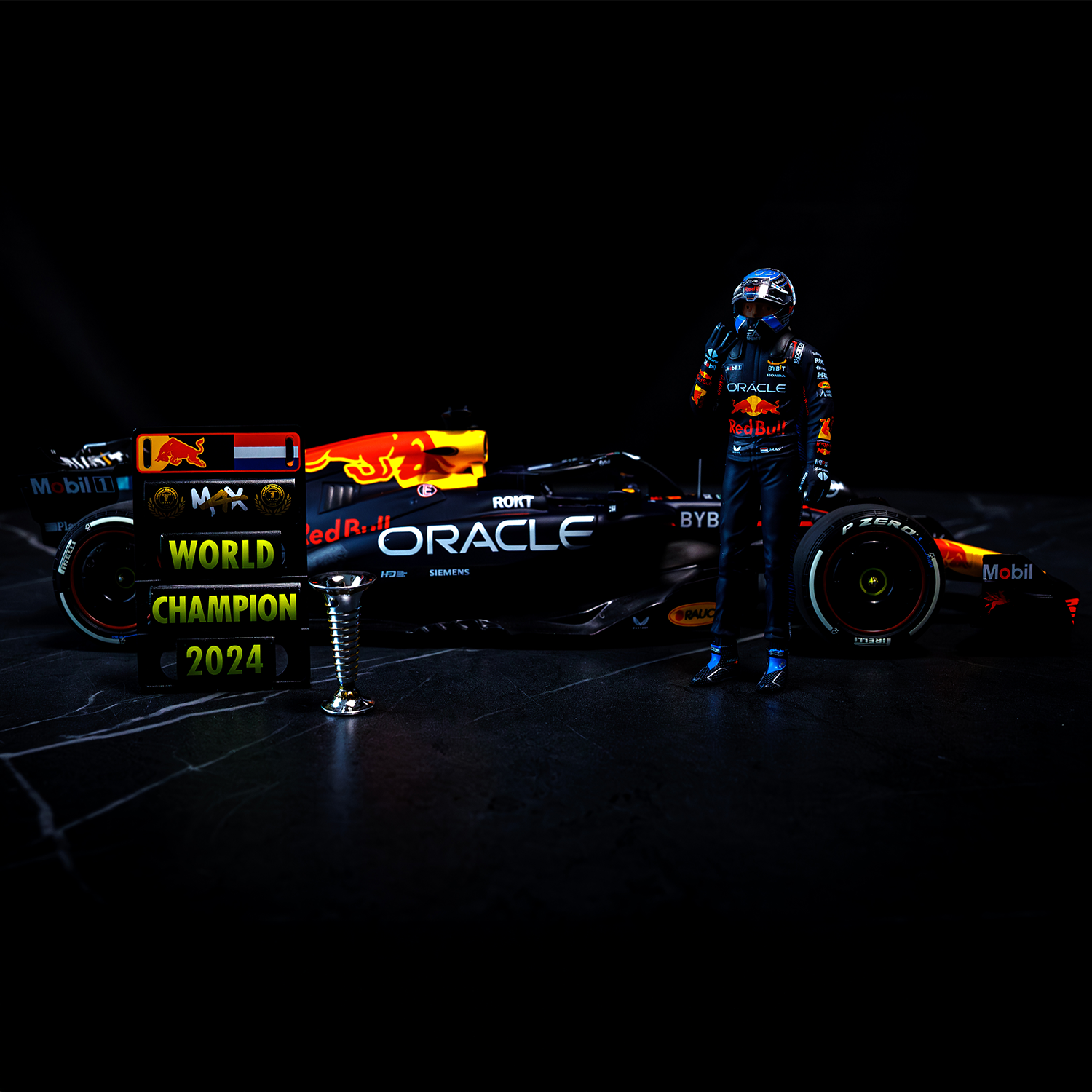 1:12 RB20 – Las Vegas 2024 – Wereldkampioen Max Verstappen – Schaalmodel – Schaalmodel – Red Bull Racing