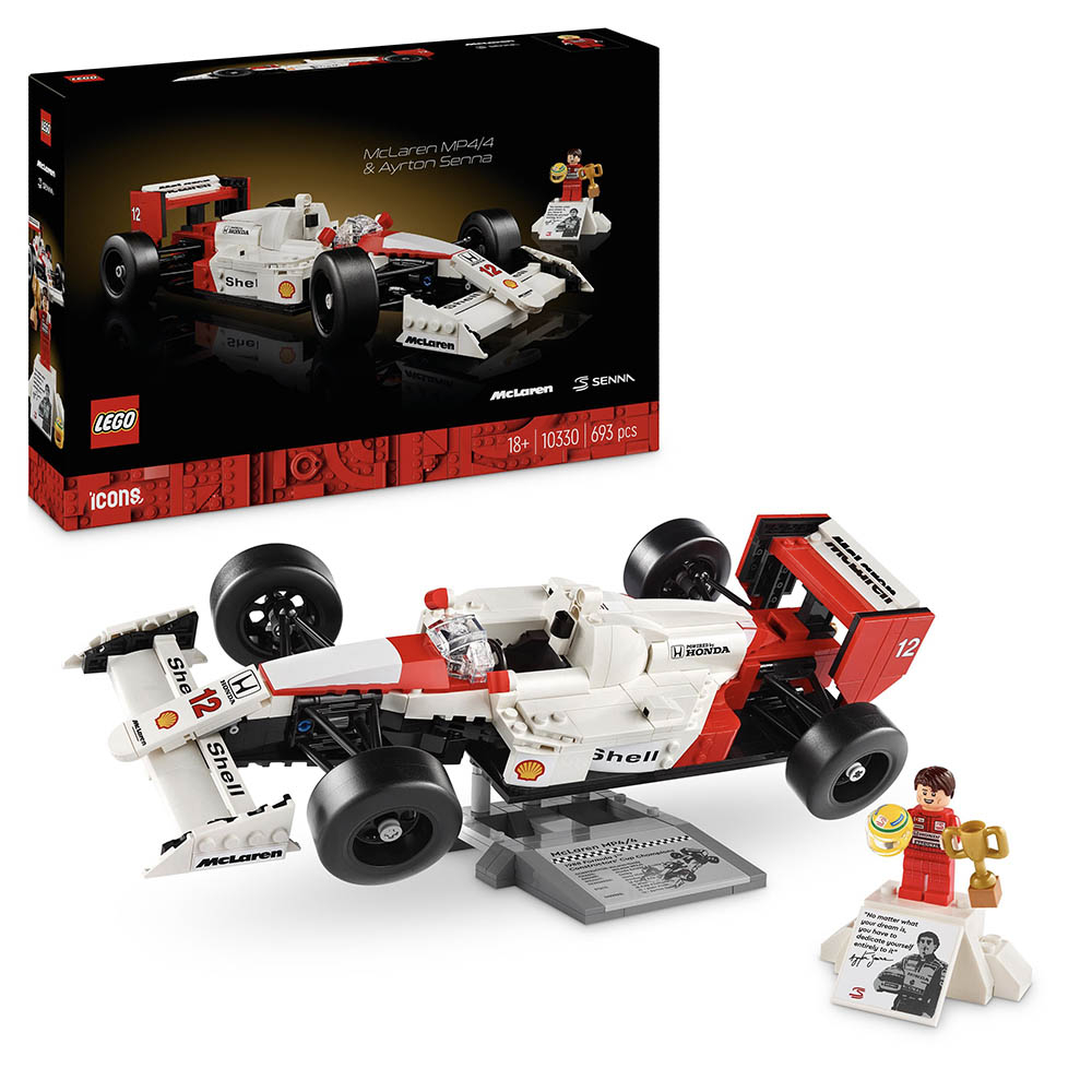LEGO Icons – McLaren MP4/4 & Ayrton Senna 10330