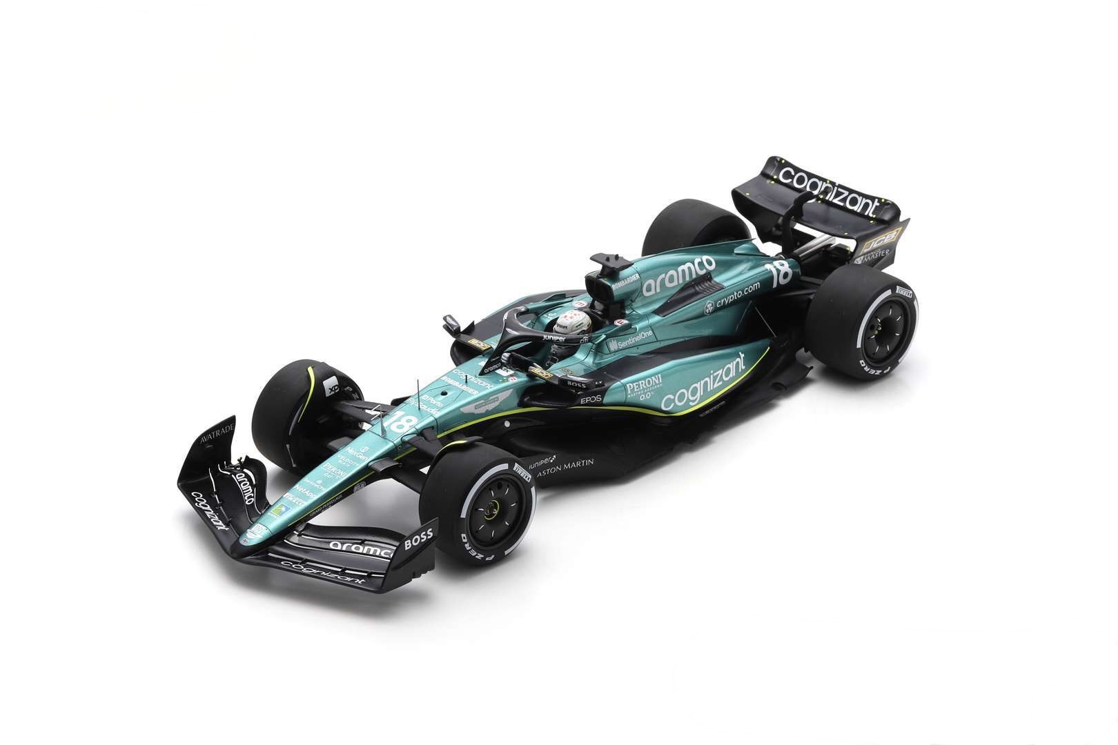 Aston Martin AMR23 – Modelauto schaal 1:18