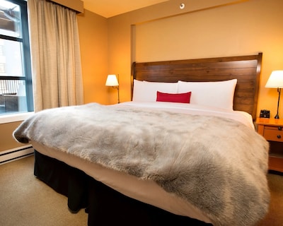 Private Hot Tub! Gorgeous Slopeside Suite With Fireplace + Kitchen