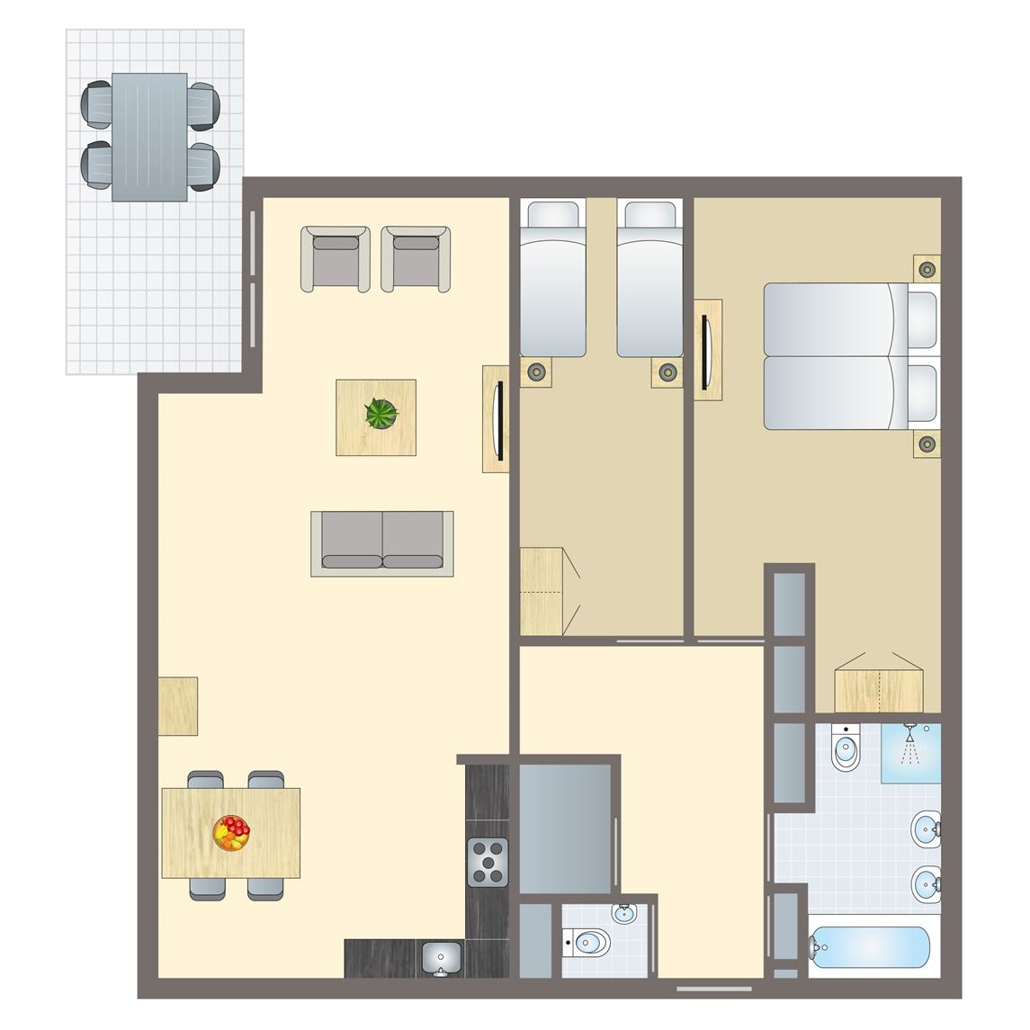 Landal 4-persoons appartement