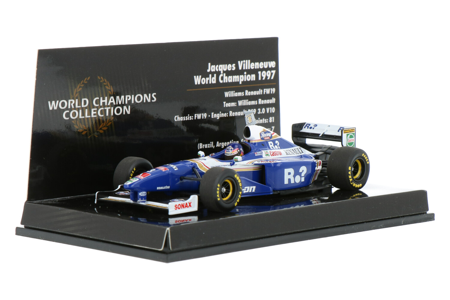 Williams F1 FW19 – Modelauto schaal 1:43