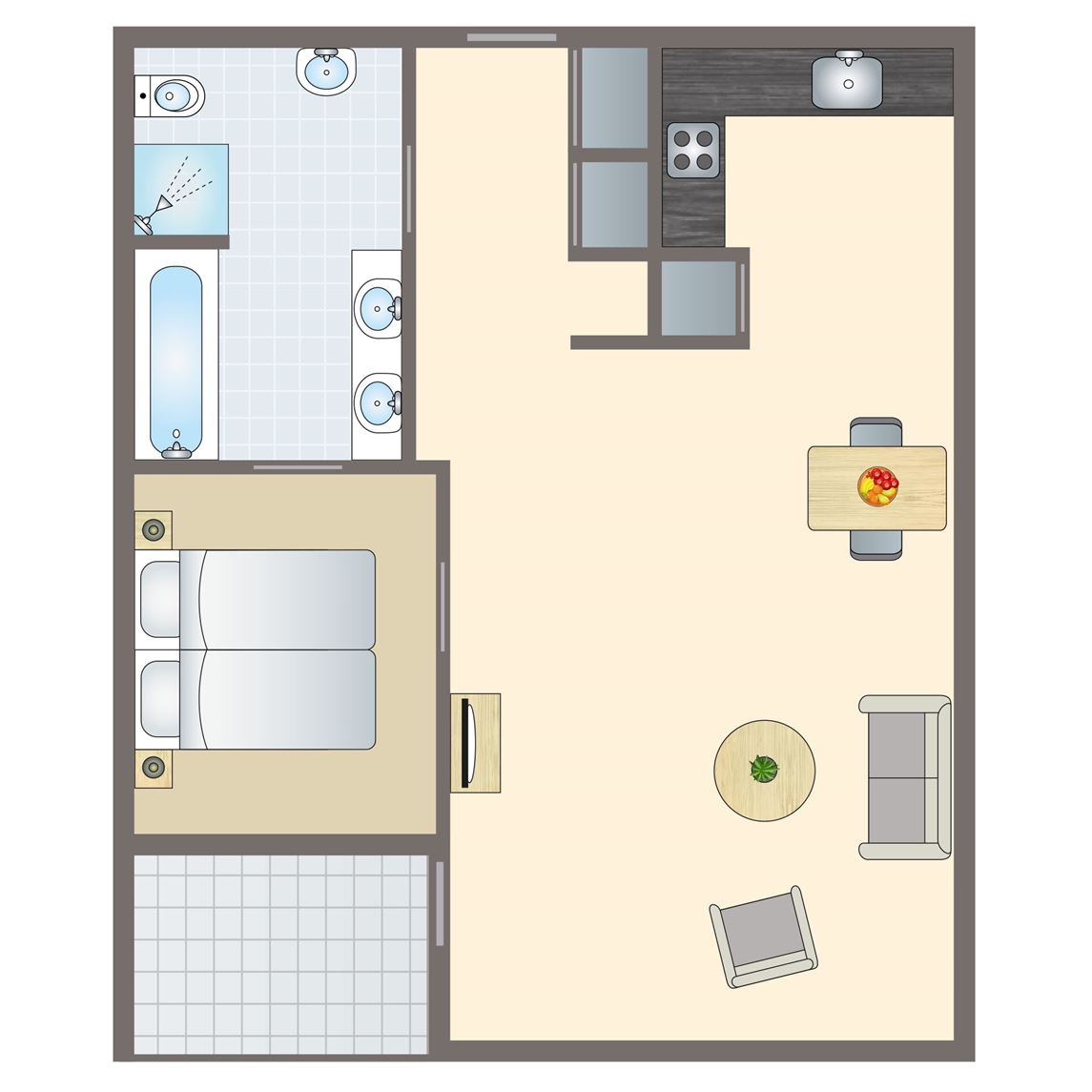 Landal 2-persoons appartement