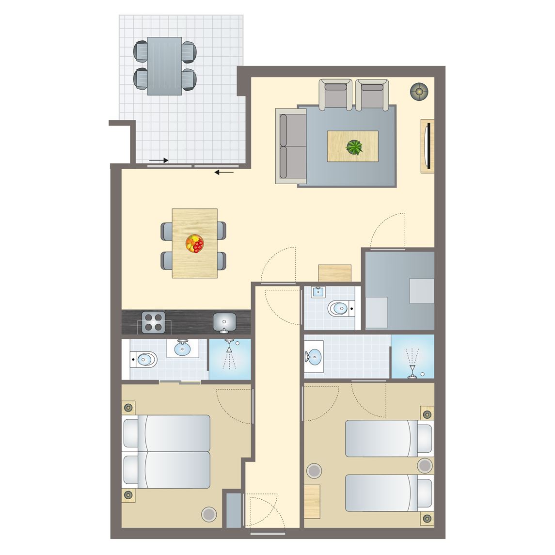 Landal 4-persoons appartement