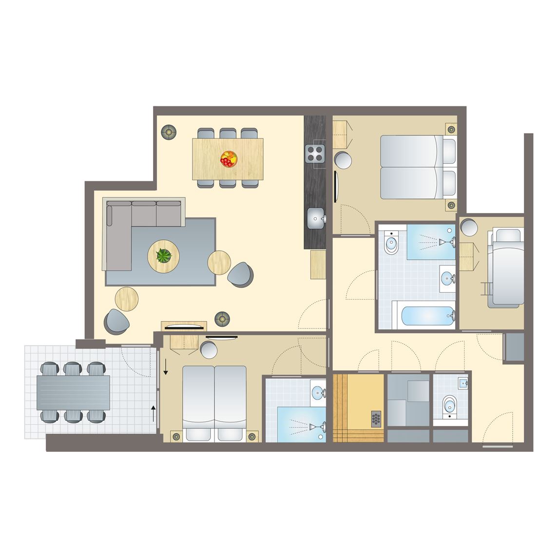 Landal 4-6-persoons appartement