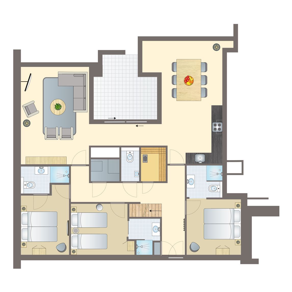 Landal 6-persoons penthouse
