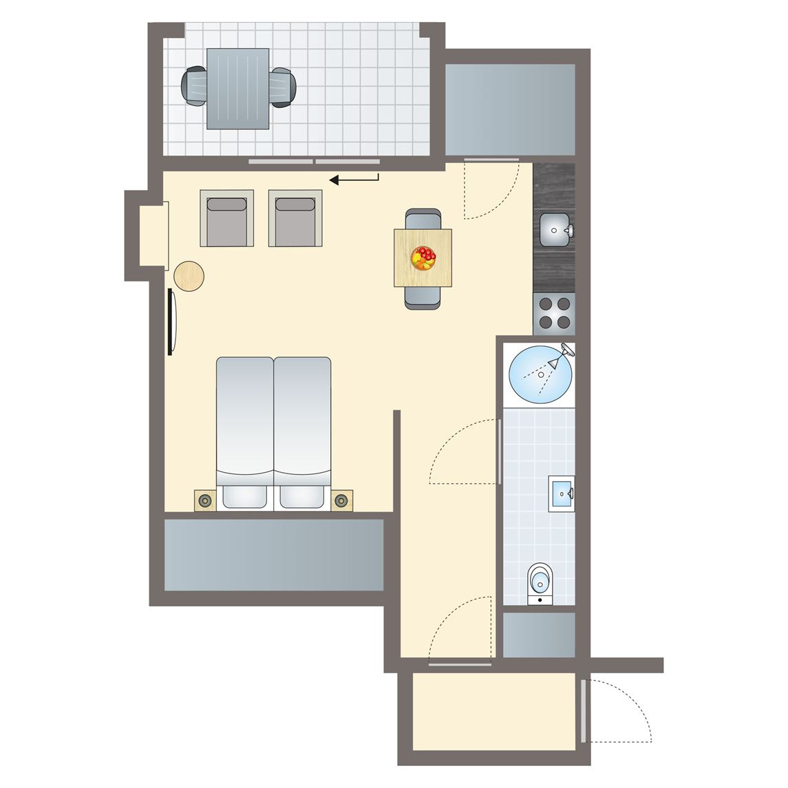 Landal 2-persoons appartement