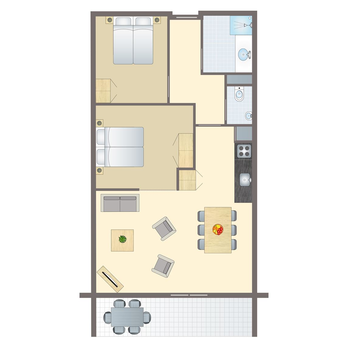 Landal 4-6-persoons appartement