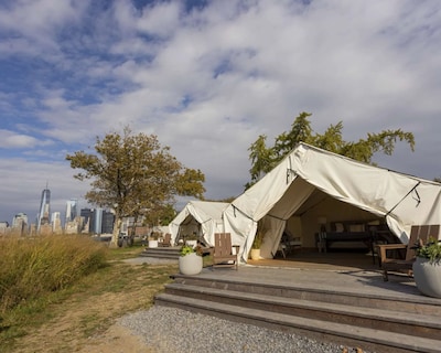 Glamping On Governors Island With Skyline Views