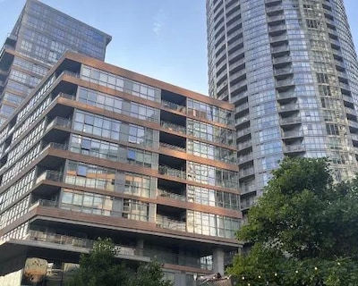 Breathtaking Toronto Waterfront 1+1 2BR CN Tower Lake & City Sunset Perfection