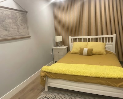 Rustic Modern Garden Level Suite