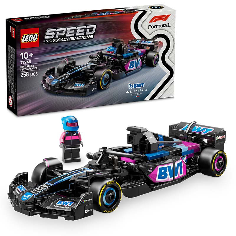 LEGO Speed Champions – BWT Alpine F1® Team A524 Race Car 77248