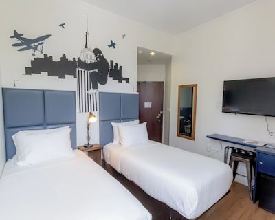 Cozy Hotel In Soho 2 Double Beds Room