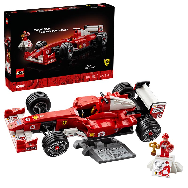 LEGO Icons – Ferrari F2004 & Michael Schumacher 11375