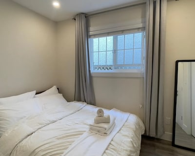 Modern Spacious 1BR minutes away from Main St