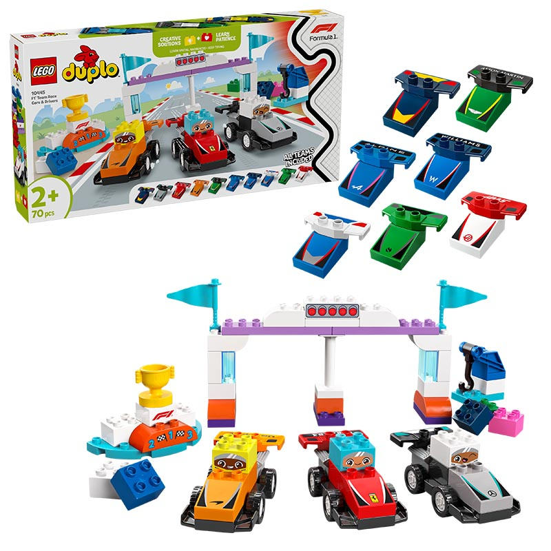 LEGO DUPLO – F1 Team Racing Cars & Drivers 10445