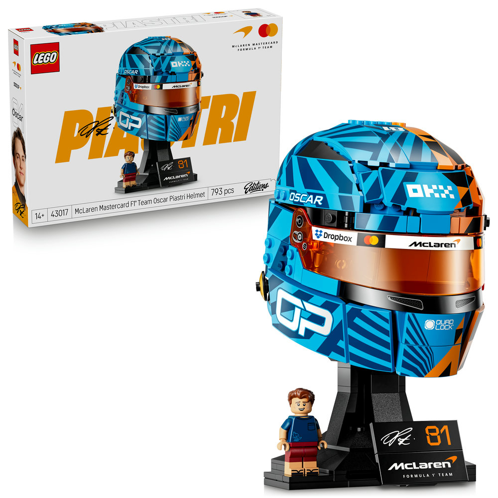 LEGO Editions Formula 1 – McLaren Mastercard F1® Team helm van Oscar Piastri 43017