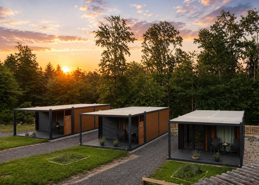 Tinyhouse mit Alpakas Ruhe &Natur-Waldminze Südburgenland Frühstück zubuchbar